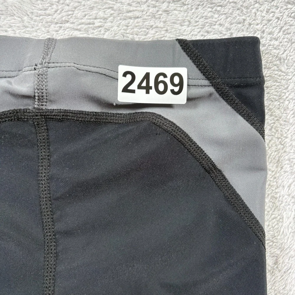 Nike Victory‎ Performance Jammer Boys 24 Black Gray Colorblock Wrinkle Resistant